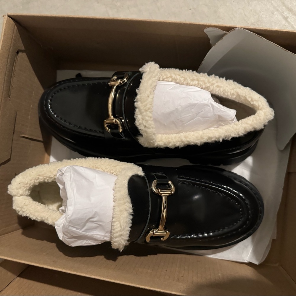 Steve Madden Fur Lined Lando Loafers